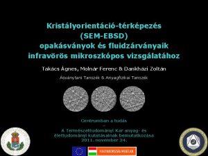 Kristlyorientcitrkpezs SEMEBSD opaksvnyok s fluidzrvnyaik infravrs mikroszkpos vizsglathoz