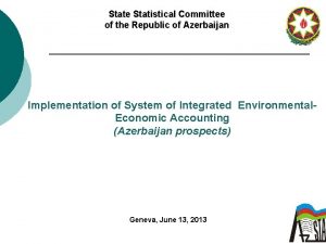 State Statistical Committee of the Republic of Azerbaijan