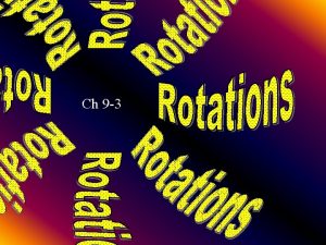Ch 9 3 rotation Draw rotated images using