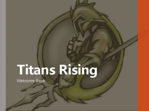 Titans Rising Welcome Back st 1 period 1
