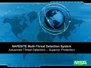 SAFESITE MultiThreat Detection System Advanced Threat Detection Superior