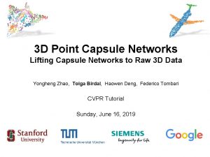 3 D Point Capsule Networks Lifting Capsule Networks