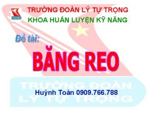 TRNG ON L T TRNG KHOA HUN LUYN