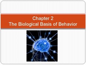 Chapter 2 The Biological Basis of Behavior Introduction