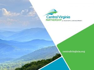 Central Virginia Partnership for Economic Development PublicPrivate Partnership