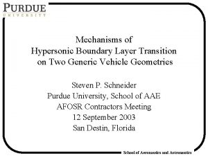 Mechanisms of Hypersonic Boundary Layer Transition on Two