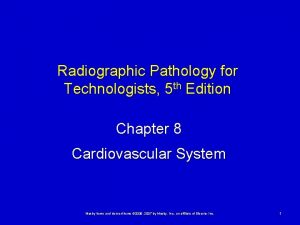 Radiographic Pathology for Technologists 5 th Edition Chapter