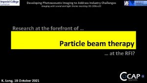 Developing Photoacoustic Imaging to Address Industry Challenges Imaging