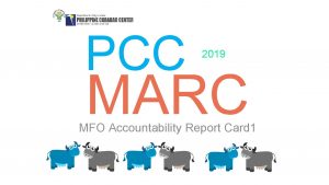 PCC 2019 MARC MFO Accountability Report Card 1