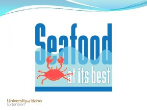 Seafood at Its Best Lesson 2 Health Benefits