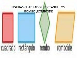 FIGURAS CUADRADOS RECTANGULOS ROMBOIDE CUADRADOS En geometra euclidiana