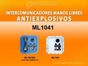 ML 1041 EC con tubo telefnico ML 1041