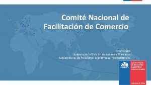 Comit Nacional de Facilitacin de Comercio Cristina Bas