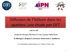 Diffusion de lhlium dans les apatites une tude