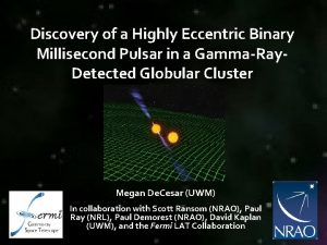 Discovery of a Highly Eccentric Binary Millisecond Pulsar