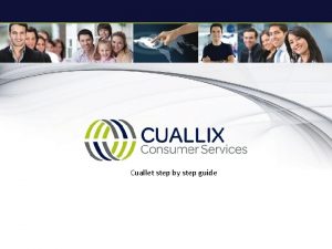 Cuallet step by step guide New user Register