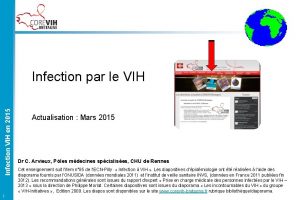 Infection VIH en 2015 Infection par le VIH