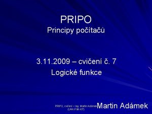 PRIPO Principy pota 3 11 2009 cvien 7