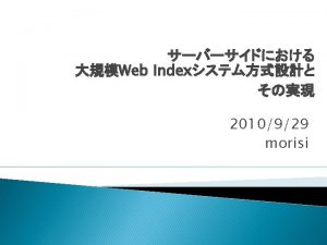 Web Index URL Web T http www buffaloes