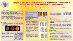 Analysis of Intraobservers Repeatability in Retinopathys Classification of