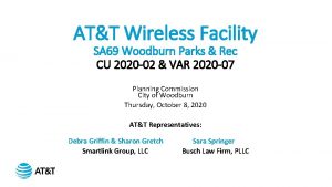 ATT Wireless Facility SA 69 Woodburn Parks Rec