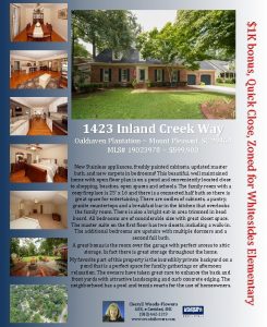 Oakhaven Plantation Mount Pleasant SC 29464 MLS 19023978