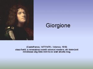 Giorgione Castelfranco 14771478 Velence 1510 olasz fest a