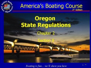 Americas Boating Course 3 Edition rd Oregon State