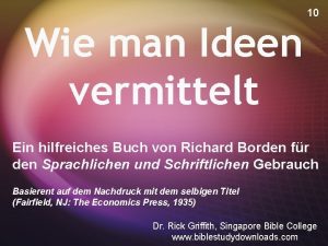 10 Wie man Ideen vermittelt Ein hilfreiches Buch