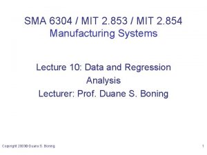 SMA 6304 MIT 2 853 MIT 2 854