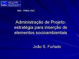 Joo S Furtado jsfurtadoterra com br www teclim