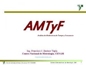 Software AMTy F Anlisis de Mediciones de Tiempo