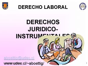 DERECHO LABORAL DERECHOS JURIDICOINSTRUMENTALES aboettigudec cl Prof Alfredo