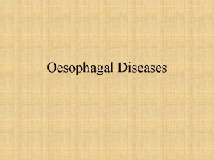 Oesophagal Diseases Gastroesophageal Reflux Disease GERD ACG define
