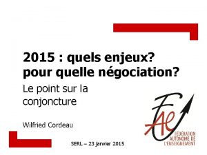 2015 quels enjeux pour quelle ngociation Le point