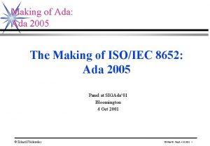 Making of Ada Ada 2005 The Making of