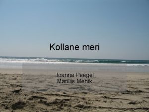 Kollane meri