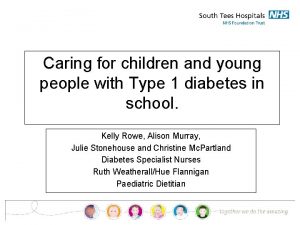 Caring for children and young people with Type