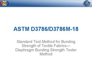 ASTM D 3786D 3786 M18 Standard Test Method