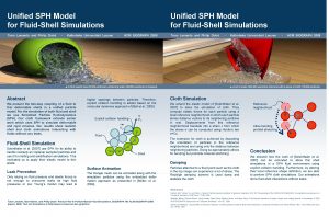 Unified SPH Model for FluidShell Simulations Toon Lenaerts