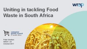 Uniting in tackling Food Waste in South Africa