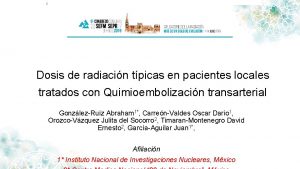 Dosis de radiacin tpicas en pacientes locales tratados