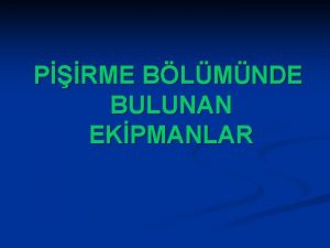 PRME BLMNDE BULUNAN EKPMANLAR Kuzine n Mutfan temel