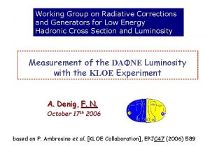 Working Group on Radiative Corrections and Generators for