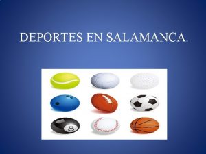 DEPORTES EN SALAMANCA Instalaciones deportivas Hay muchas instalaciones