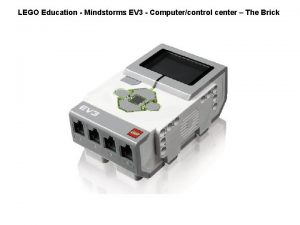 LEGO Education Mindstorms EV 3 Computercontrol center The