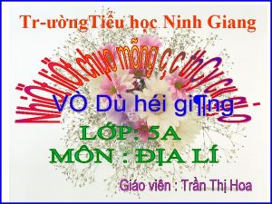 Tr ng Tiu hc Ninh Giang Th t