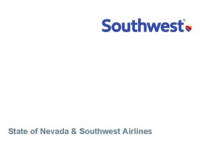State of Nevada Southwest Airlines Agenda Review Discount