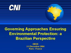 Governing Approaches Ensuring Environmental Protection a Brazilian Perspective