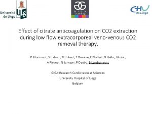 Effect of citrate anticoagulation on CO 2 extraction